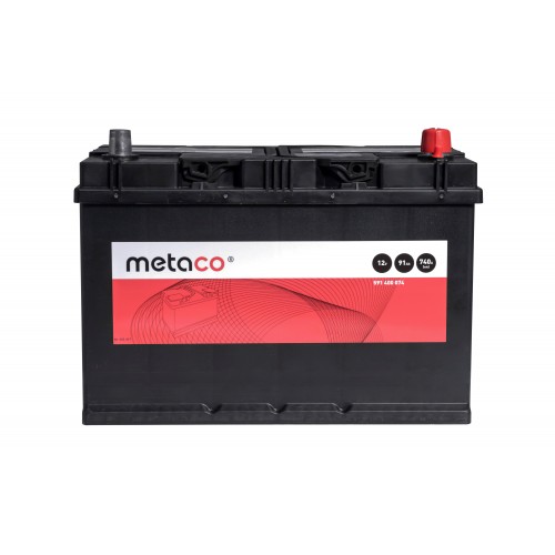 Аккумулятор автомобильный Metaco 91Ah 740A (о.п.)